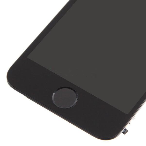 For OEM iPhone 5S Screen Replacement with Digitizer and Home Button - Black -