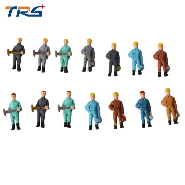 China 1:87 scale model painted ABS painted railway worker 22mm  for architectural model figure or hobby toy on sale China 1:87 scale model painted ABS painted railway worker 22mm  for architectural model figure or hobby toy on sale