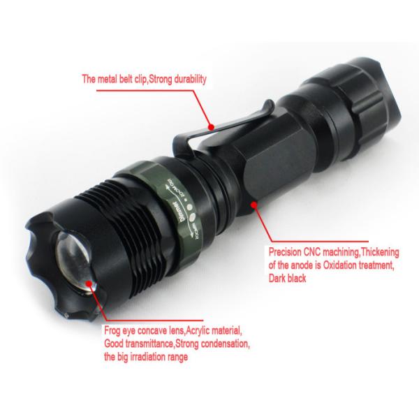 Buy DipuSi 1003 LED Mini Flashlight Rotate the focus LED Flashlight at wholesale prices