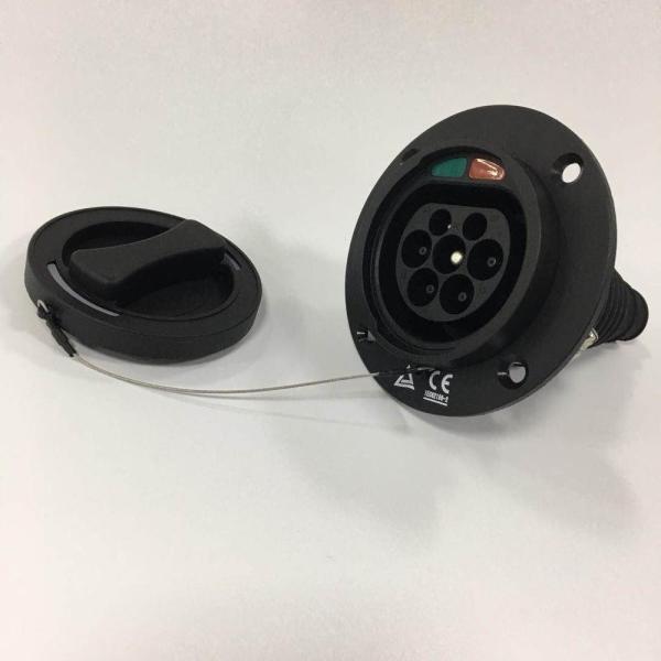 Buy ANS 16Amp EV Charging Accessories ROHS Electric Vehicle Inlet at wholesale prices
