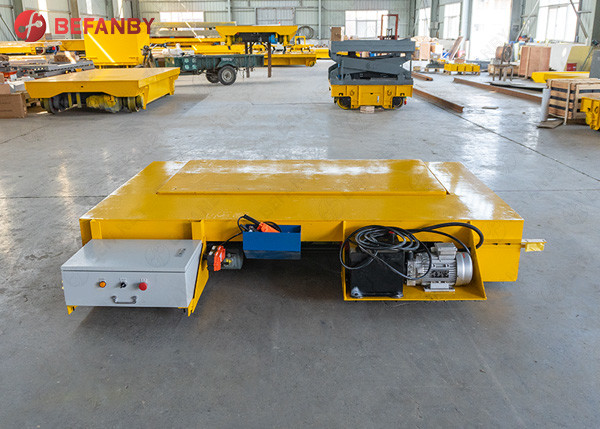 Easy Operation Cable Reel Steel Plant Transfer Cart