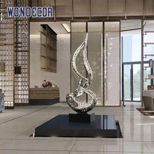 Large Irregular Abstract Metal Art Stainless Steel Sculpture