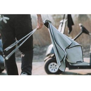 Custom Microfiber Waffle Golf Towel With Magnetic Logo Printed