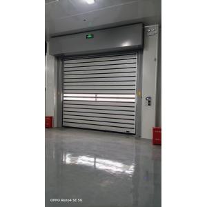 Spiral Rapid Roller Shutter Doors , Aluminum High Speed Rolling Shutter