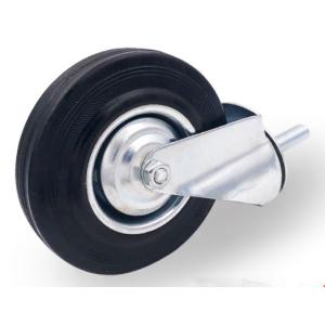 4 inch roller ball caster industrial rubber casters stem casters