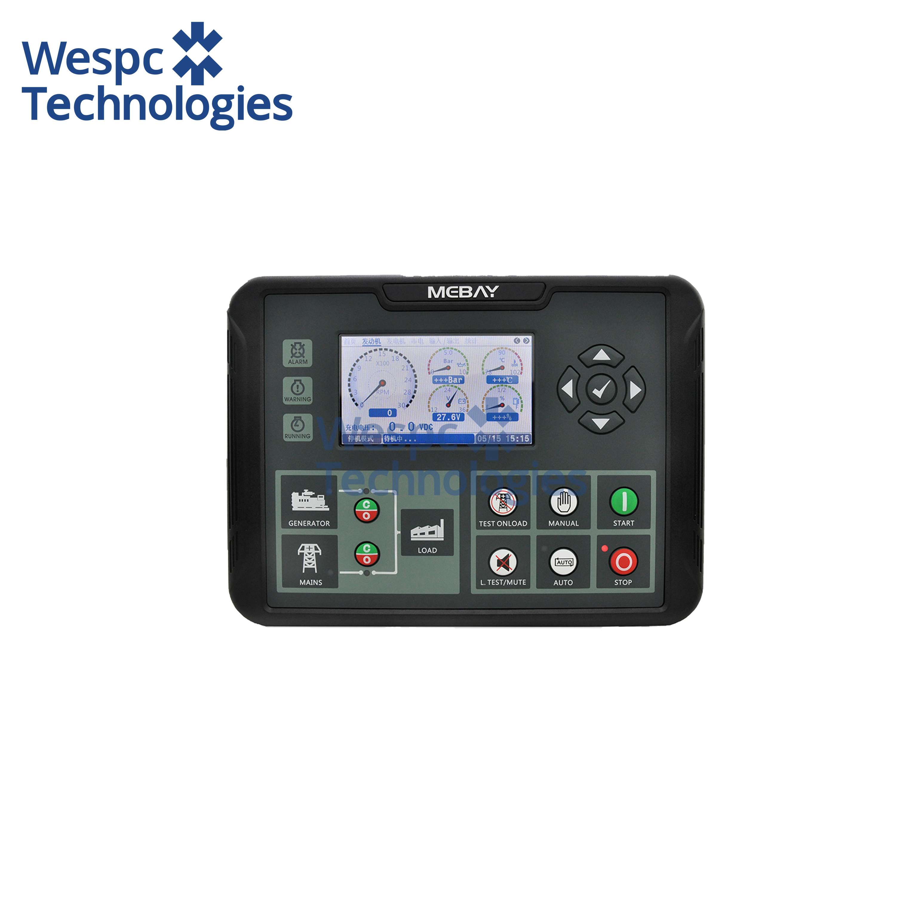 WESPC Original DC82D MK3 Generator AMF Control Unit with LCD Display