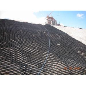 Textured Perforated Geocell Slope Stabilization For Road Construction