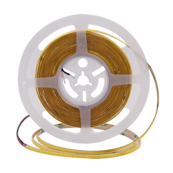 4.5MM 12V LED Light Strips COB Dotless Linear White For Stairs