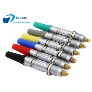 5 pin Lemo B Series Connectors FGG 0B 304 CLAD52Z with colorful socket EGG 0B