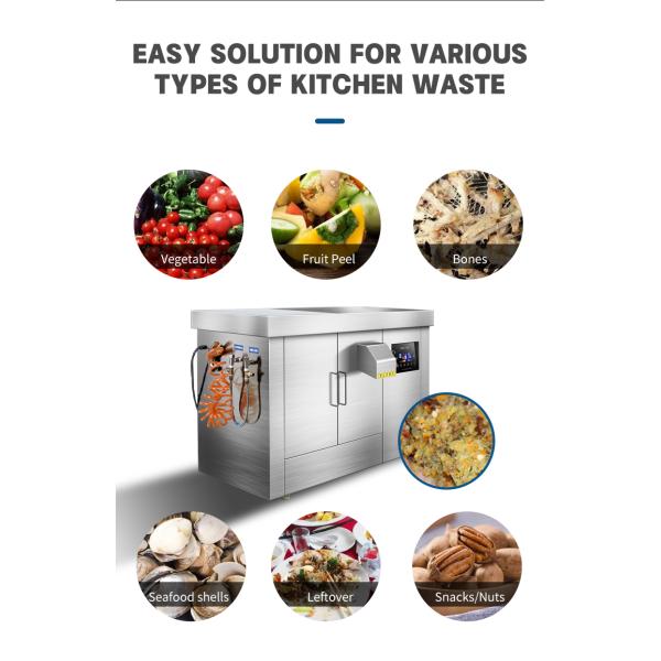Commercial Food Waste Shredder Garbage Disposer Machine Food Waste Disposer