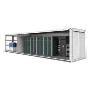 White Integrated Shipping Containerized Data Center For IT System