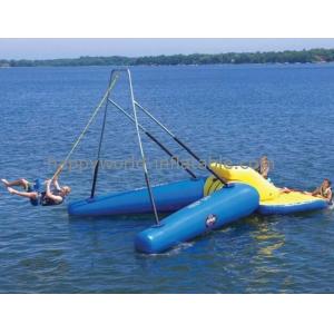 inflatable floating obstacle course for pool , inflatable pool obstacle