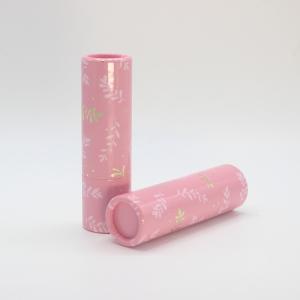 Refillable Eco Friendly Paper Box , Varnished Biodegradable Cosmetic Tubes