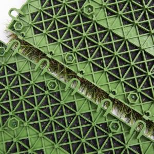 Puzzle artificial grass Suspension artificial grass tile Turf