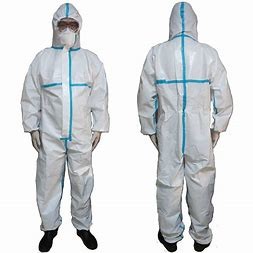 Buy En14126 Full Body Fire Retardant Microporous Disposable Protective Suit at wholesale prices