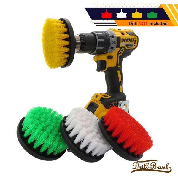 Buy Drill Scruber Brush Cleaner Kit Power Scrubber for Cleaning Bathroom Bathtub Cleaning Brushes at wholesale prices