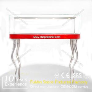 China Fashion wooden jewelry accessory display stand mirror cabinet on sale