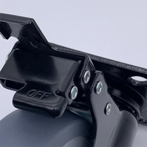 4'' TPR Silent Caster Industrial with Safety Dual Locking Caster