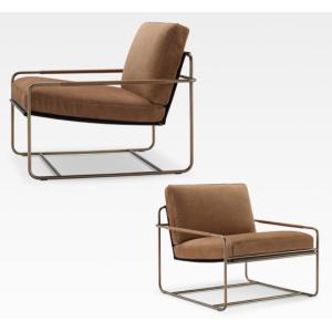 Riviera By Frag Fiberglass Arm Chair Lounge Armchair With Lacquered