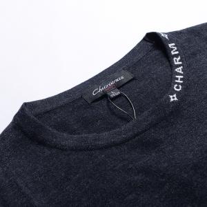 Customizable Mens Cashmere Sweater with Round Collar