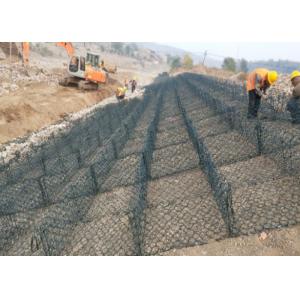Galvanized Metal Gabion Baskets 3.0mm Wire 10 Years Lifespan