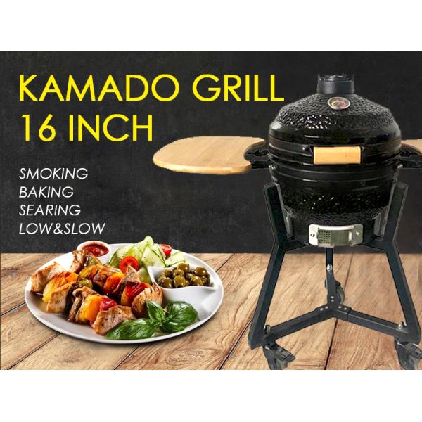 16 Kit Electric De Rotiserie Pentru Gratare Kamado Grill Temperature Gauge Smoke Feeder KIMSTONE Kamado