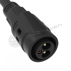 Quality M19 Series 3*2.5mm² CCC VDE CE Power Cable Push-pull Self-locking Black 3 Pin Female Male Plug Power Input Connector for sale