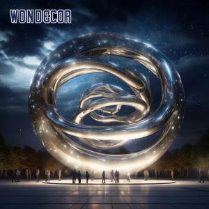 Metal Art Twisted Star Ring Stainless Steel Outdoor Sculpture