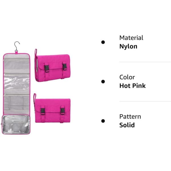 Travel Hanging Toiletry Bag Large Capacity Makeup Bag Waterproof Cosmetic Storage