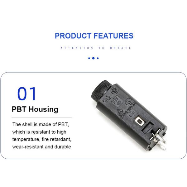 PTF-45 5x20mm Glass Fuse 10A 250VAC 20mm Vertical Mount PCB Fuse Holder With Bayonet Cap
