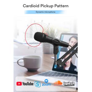 166mm Youtube Studio Condenser Microphone For PC Cardioid Pickup
