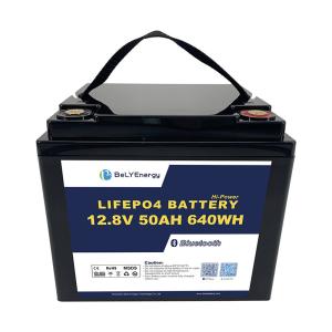 Bluetooth Lithium Battery 12V50Ah With And 50A Continuous Charge Current