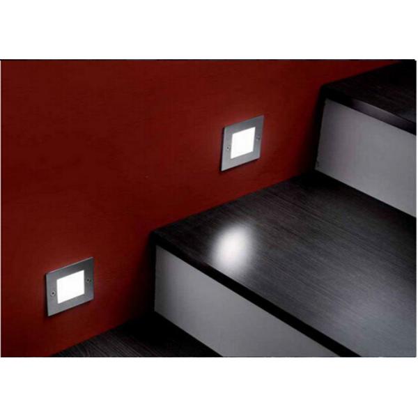 Tempered Glass + Die-casting Aluminum Recessed Wall Lights For Stairs 100 - 240V AC