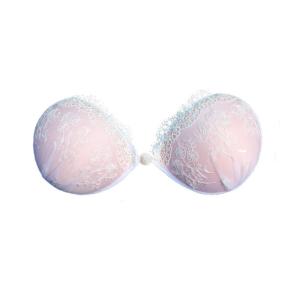 wholesale Wireless Stick On embroidery Bra Invisible lace Silicone Gel