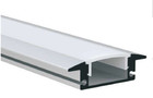 China Anodized Recessed LED Profiles , LED Aluminum Extrusion Surface Mounted on sale