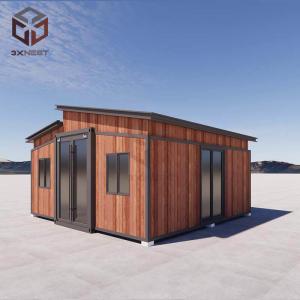 Temporary Flat Pack Folding House Expanding Shipping Container Home