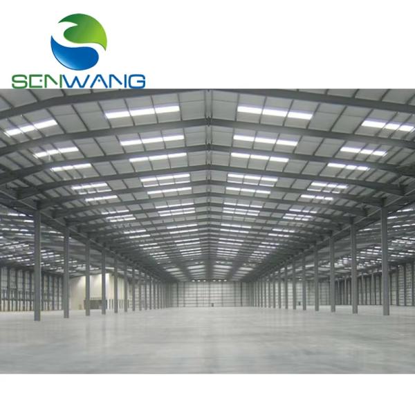 Buy Steel Structure Warehouse with Galvanized Cladding CE Certified at wholesale prices