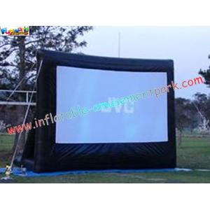 Motorized Projection Commercial Grade 0.55mm Inflatable Movie Theater Screen