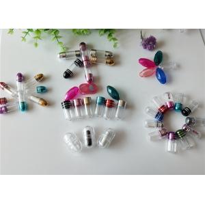 12mm 2g Empty Capsule Bottles Pharmaceutical Blue Rhino Capsules