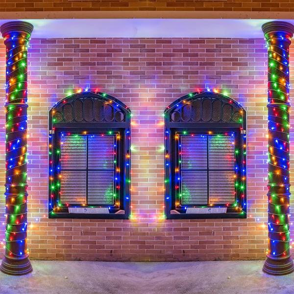 2M IP44 Christmas Lights 8 Lighting Mode Plug In Extra Long String Lights For Wedding Decor