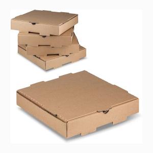 Quality CMYK Printing Square Pizza Paper Box For Food Containers for sale
