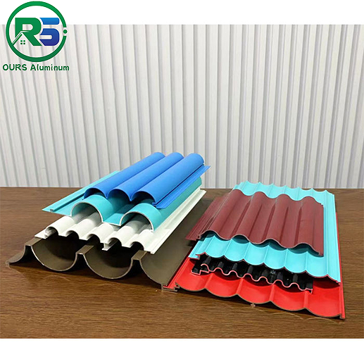 External Commercial Aluminum Art Deco Metal Panels Screen Blue Sky Metal Wall Tiles