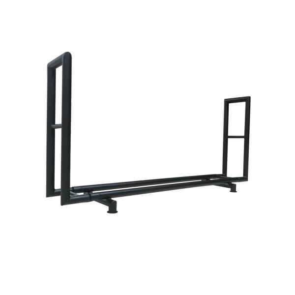 Buy Storage 4ft Steel Firewood Log Holder , Outdoor Fireplace Wood Holder at wholesale prices