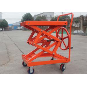 Triple Scissor Mobile Hydraulic Lift Table 770-Lb Capacity
