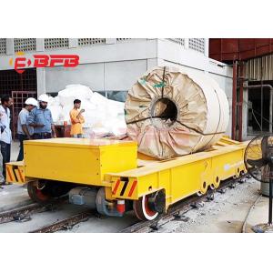 Battery Operated Hydraulic Lifting System Steel Coil Trailers Material Handling