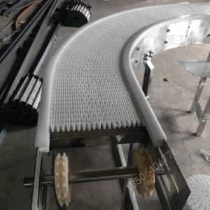 Transport PP POM PE Modular Plastic Conveyor Belt