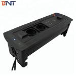 USB / RJ45 / VGA Rotating Power Socket Tabletop Interconnect Box