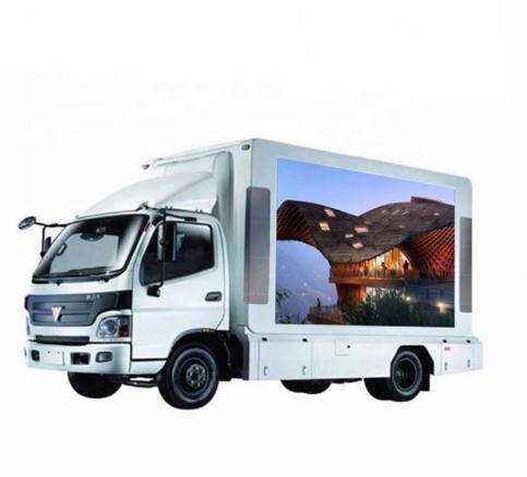 DC5V Working Voltage Mobile Truck LED Display with Full Color Tube Chip Average No Failure 1000hours