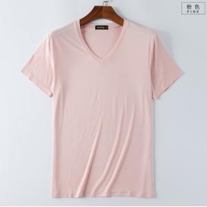 Sports Style Organic Bamboo T Shirt For Male OEM Service Multi Color