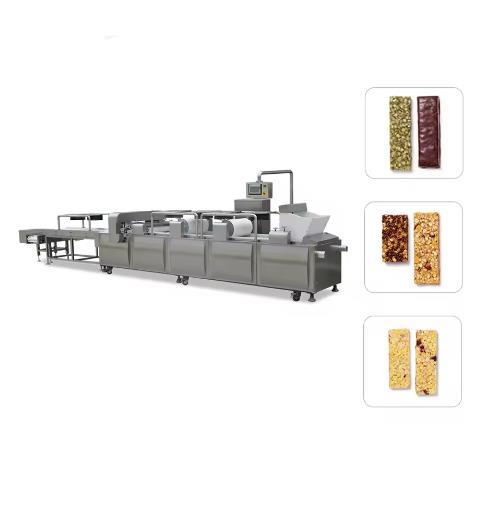 Round Square Grain Semi Circle Type Cereal Bar Forming Machine For Puffing And